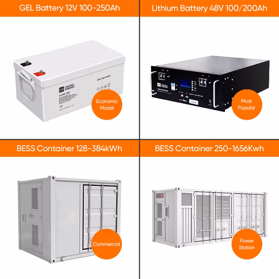 Encomende acessório de sistema de módulo solar híbrido de alta eficiência 30000W 40000W 50000W Preço para uso comercial