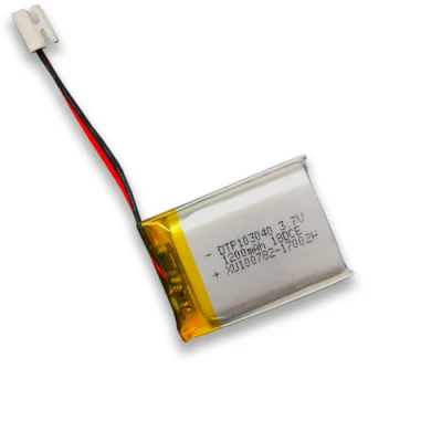 Bateria de polímero de lítio 3,7V 1200mAh 103040