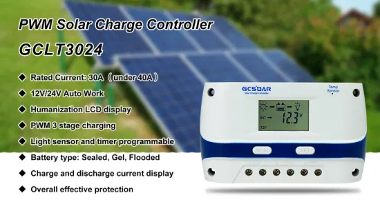 Controlador solar PWM 20A para sistema solar